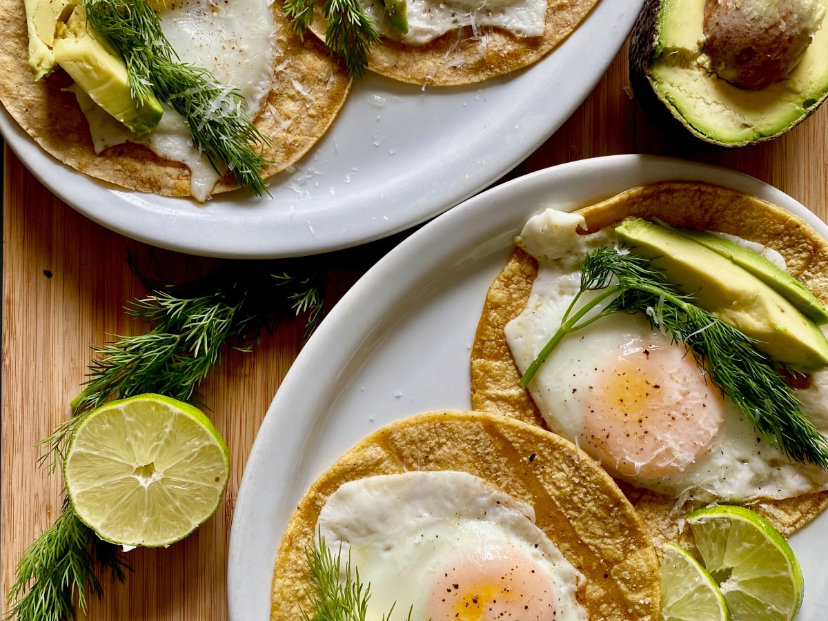 Green Fried Egg Breakfast&nbsp;Tacos