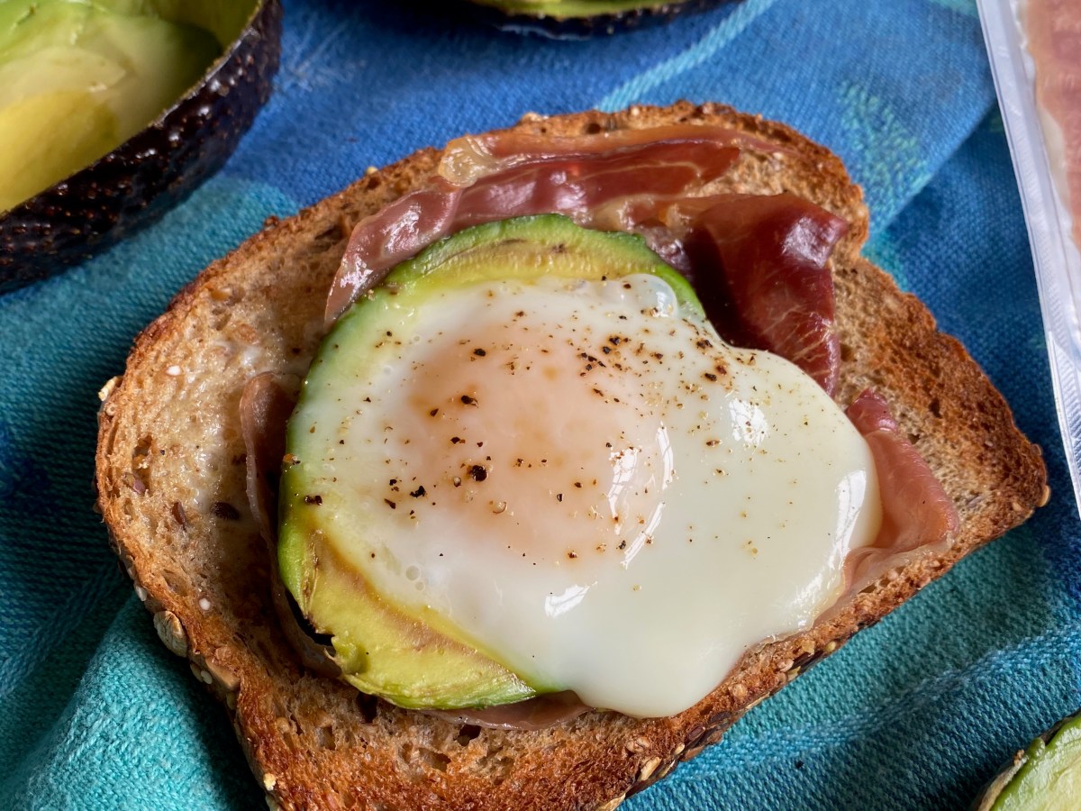 Avocado Prosciutto Egg-in-a-Hole