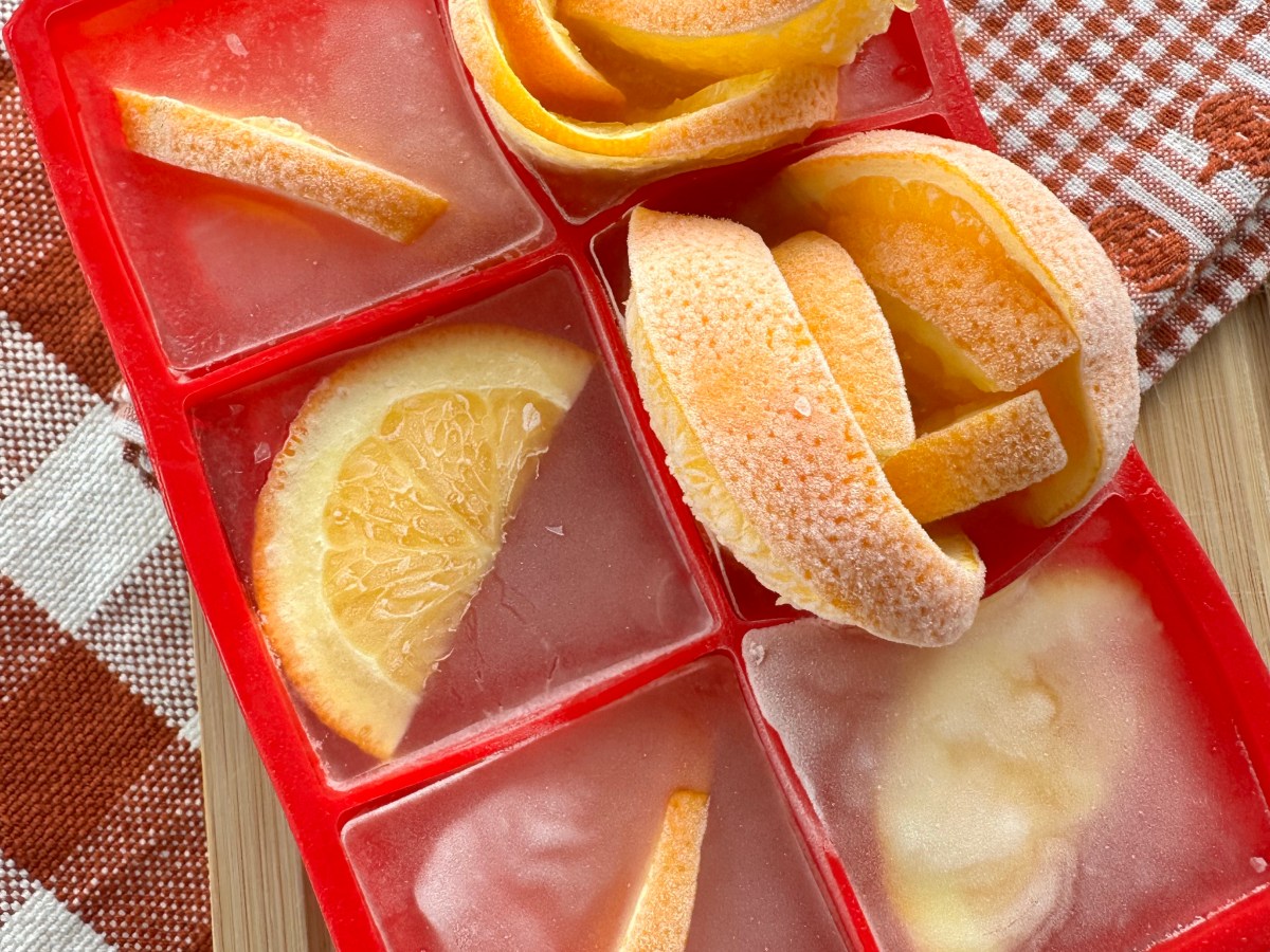 Frozen Orange Slice Ice&nbsp;Cubes